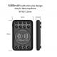 Portable power bank with Qi, sucktion 5,000mah, 5W for iPhone,Samsung
