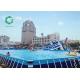 1300d Water Park PVC Membrane Pool Line , 1100gsm Tarpaulin Swimming Pool