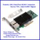 10Gbps 2xCoppe Cable Gigabit Ethernet PCIe x8 Server Adapter, Intel X540-T2 Server NIC