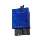 Blue Color Customizing OBD Enclosure OBDII Housing New Moulding With 16 Pin OBD Connector Male With Outlet Hole