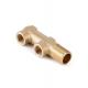 ISO Threaded Brass Tube Fitting Harmless Corrosion Resistant