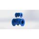 EN12233 Ductile Iron Double Flange Check Valve With Rubber Coated Disc