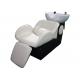 Adjustable Beauty Salon Shampoo Chairs With Footrest  , Pu Leather Materials