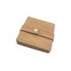 Cup Glasses Square Leather Coasters Wood PU Leather Drink Coasters