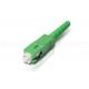 SC / APC Fiber Optic Connector Green Color Singlemode SGS Certification