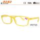 New arrival and hot sale plastic reading glasses with candy color,plastic hinge,suitable for women