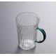 Hand made borosilicate single wall glass milk coffee cup for sale