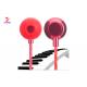 Mobile Phone In-ear  Cell Phone Clear Air Tube Earphone with Mic  Mp3 mp4 player 6 u speaker