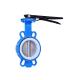2 inch Ductile Iron Wafer Butterfly Valve ANSI 150 DIN JIS Silver for General Purpose
