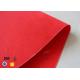 Red Acrylic Coated Fiberglass Fabric For Industrial Fire / Welding Blanket