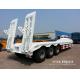 3 axles Low Bed Trailer for the transport of 75 ton and 45 ton machines for sale