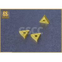 Triangle Custom Carbide Inserts , CNC Carbide Tool Inserts YG6 / YG8 / Grade