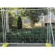 2.4x2.1m Moveable Fence Panels , HDG Metal Site Fence Panels