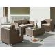 Hotel Poly Rattan wicker Patio Furniture Aluminium Outdoor Garden sofa sets