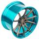 Customized luxury 2 piece forged alloy wheels for high end racing cars
