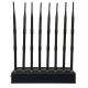 High Power Lojack/ WiFi/ VHF/ UHF Mobile Phone Jammer 8 bands up to 60 meters