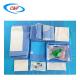 SMS Non-woven Fabric Disposable Cesarean Section Pack for Surgical Procedures