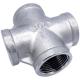 Stainless Steel 3/4 Female 4 Way Cross Cast Pipe Fitting Coupling for Connection