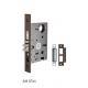 High security Brass Mortise Cylinder , Polished Brass Latch Lock