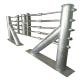 Roadway Safety Barrier Flexible Cable Guardrail With Galvanized Powder Coated Coating