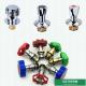Chrome Plated Round Handle Triangle Handle Plastic Handle Series For Stop Valve Top Parts With Brass Cartridges