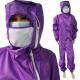 Purple Side Fastener Type 2.5mm Grid Cleanroom For Static Sensitive Environments