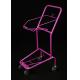 Professional Fashionable 4 Wheeled Shopping Trolley , Foldable Shopping Cart