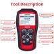 Universal 16-pin OBDII Car Diagnostic Code Scanner Konnwei KW808 with 7 Languages