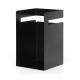 Vertical Hanging Desk Storage Organizer with Double Tiers and Solid Top made of Steel