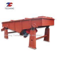 High Efficiency Linear Vibrating Screen Material Auto Discharge For Gravel
