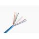 4P Twisted Solid Copper Cat6 Lan Cable 350Mzh Network Ethernet Cable