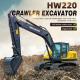 133kw 2000rpm Heavy Duty Excavator With Remarkable Precision HW220