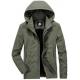 Water Resistant Taped Seam Jacket , Thin Outdoor Hooded Military Jacket
