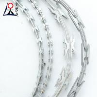 Hot Dip Galvanized Straight Line Razor Barbed Wire Mesh Fence
