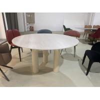 2025 Travertine Top And Metal Base Dining Table For Dining Room