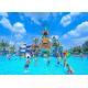 Anti - UV Amusement Park 30m3/H Aquatic Playground Equipment