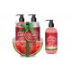 2pcs Organic Hand Soap And Lotion Set Watermelon Scent