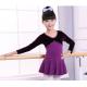 Girl Long Sleeve Cotton Leotard Ballet Dance Female Ballet Gymnastics Dancewear