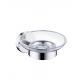 Stainless steel shopping round design bathroom accessories wall mount soap holder