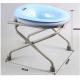 One Click Folding Common Sitting Adjustable Bath Seat High Carbon Steel Squat Free