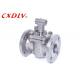 Flanged Lubricated Tufline Sleeved Plug Valves Soft Sealing For Liquid Ammonia