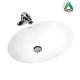 SASO Oval Under Counter Basin 555x405x195mm For Hotel Toilet