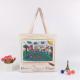 Handheld Personalised Canvas Tote Bags / Custom Made Promotional Cotton Tote Bags
