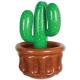 Inflatable Cactus Party Cooler Inflatable Drink Holder holds apprx 24 12 Oz cans