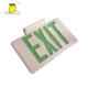 exit sign with emergency lighting rechargeable led light