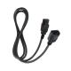 18 awg Computer Panel Mount Iec Cord C14 Male Plug To C13 Female Socket Power Connector
