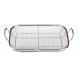 Portable Perforated Baking Tray , Sterilization Stainless Steel Wire Basket Cable Tray