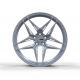 Concave Lightweight Forged Wheels Silver 21 Inch For BMW BENZ PROSCHE