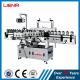 Automatic round bottle and flat bottle double sides sticker label labeling machine