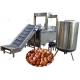 Industrial Automatic Fryer Machine For Peanut Fried Peas , Dehydration Deoiler 200 Kg / H